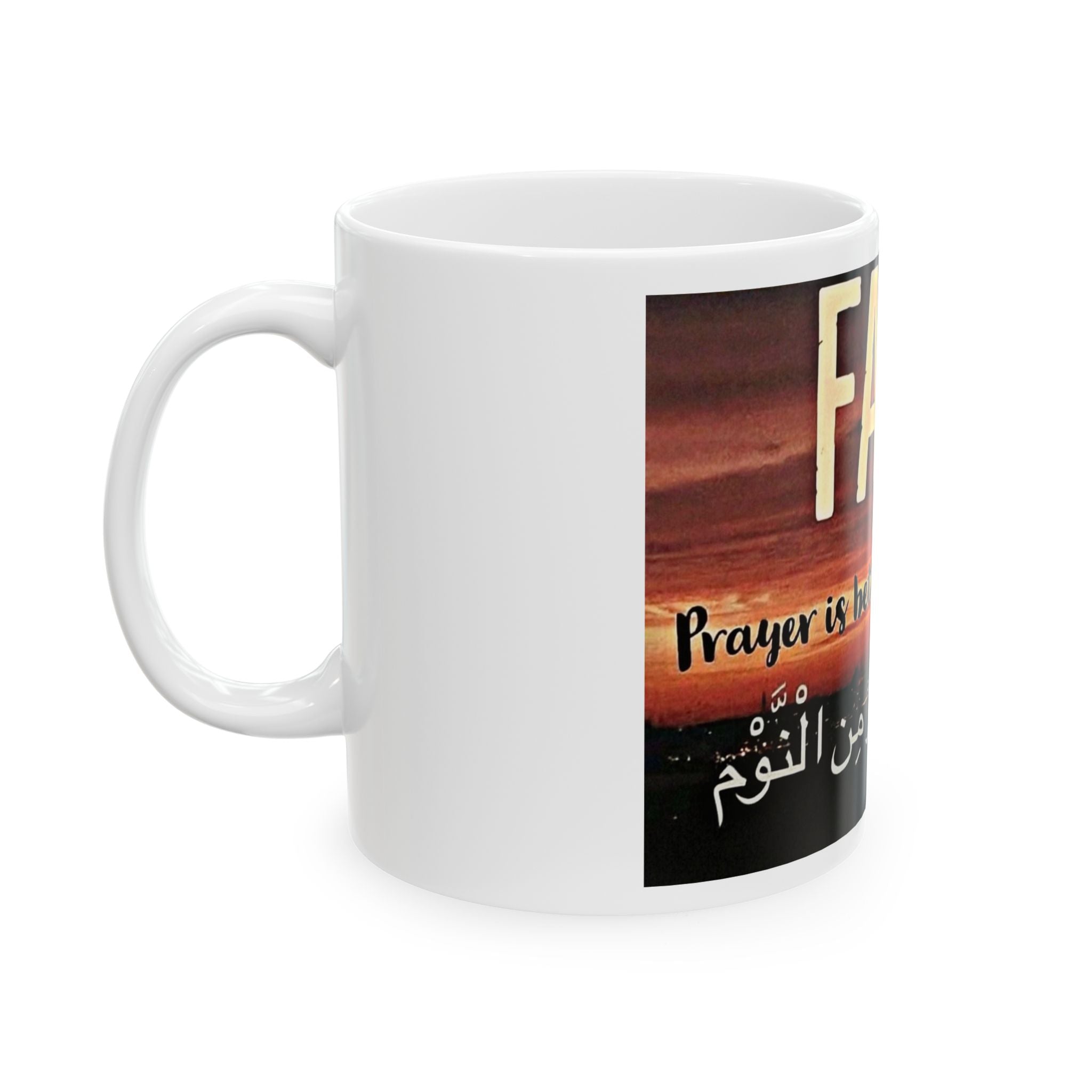 Ceramic Fajr Coffee/Tea Mug, (11oz, 15oz)