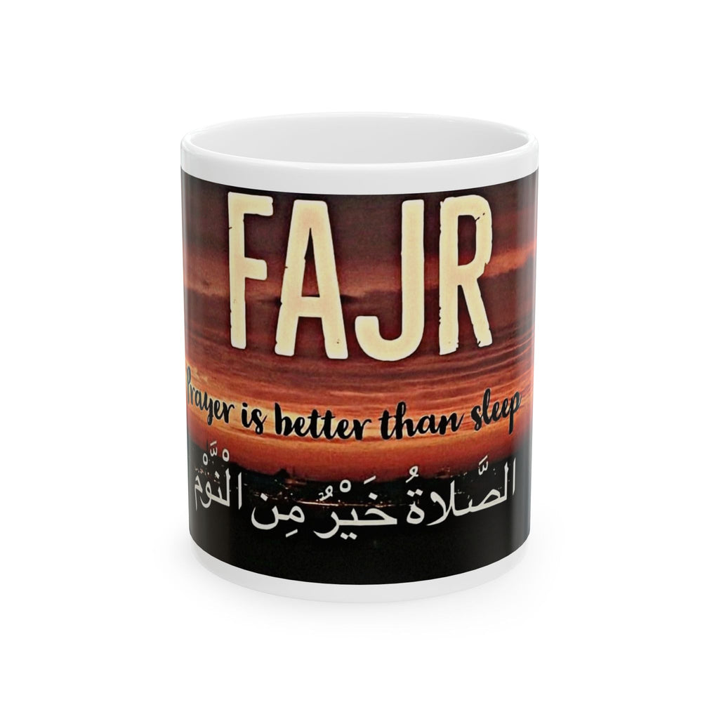 Ceramic Fajr Coffee/Tea Mug, (11oz, 15oz)